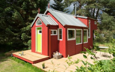 The NestHouse™ tiny house designed and built by Jonathan Avery of Tiny House Scotland, Linlithgow UK.